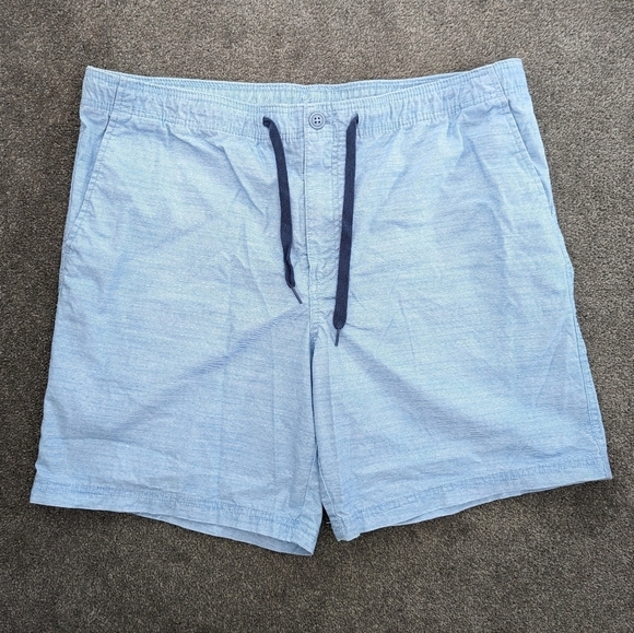 IZOD blue and white cotton golf shorts waist 38 - Picture 1 of 9